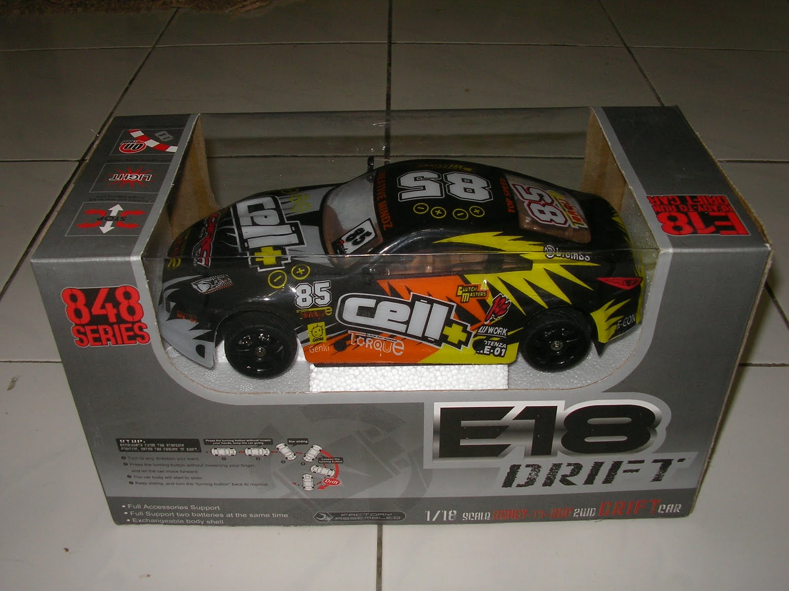 world of helicopter: RC DRIFT NISSAN FAIRLADY RACING CAR 1:18 SCALE