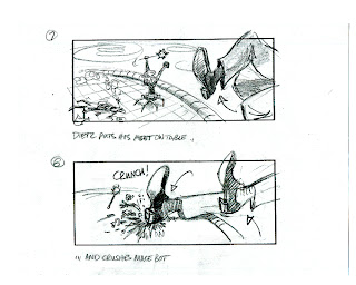 Bob Camp Cartoonist: Rand Robinson storyboards