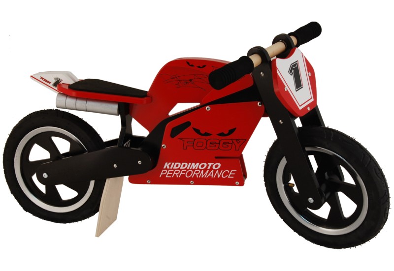 KIDDY Moto Draisienne Mixte Enfant, Rouge - 4