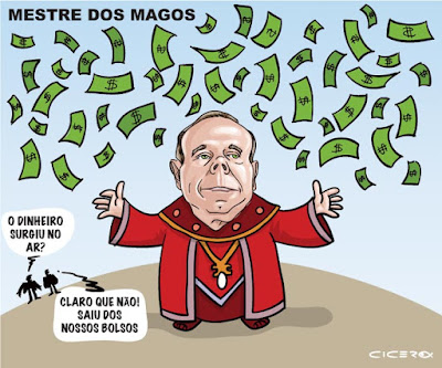 Resultado de imagem para mantega preso o charges