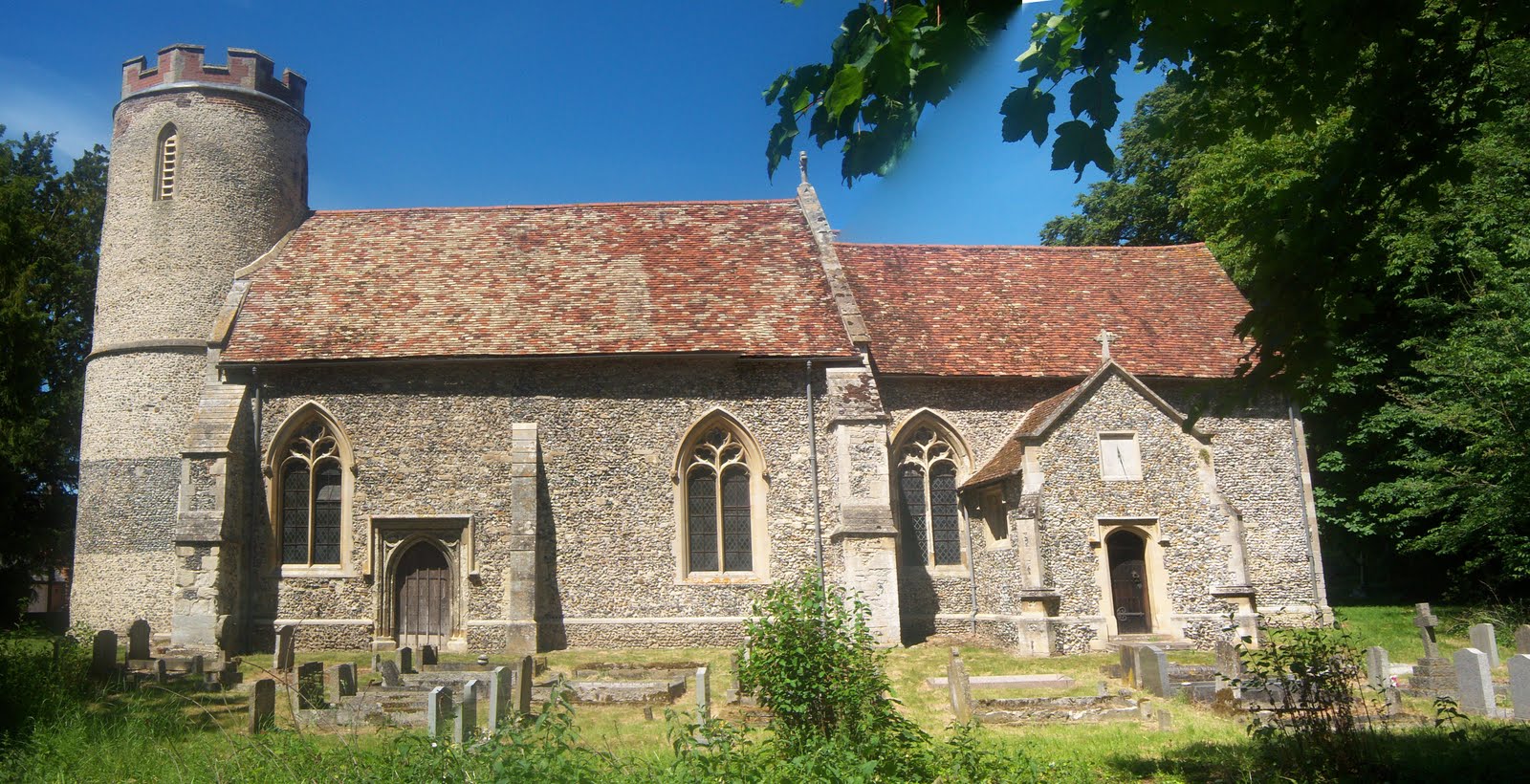 Churches and family tree: Bartlow, Cambridgeshire