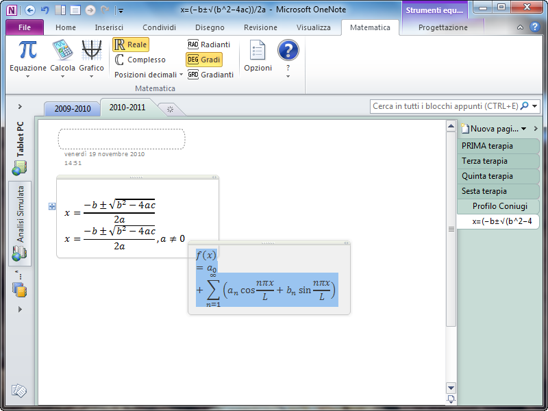 Teaching Math with OneNote and Eno Board