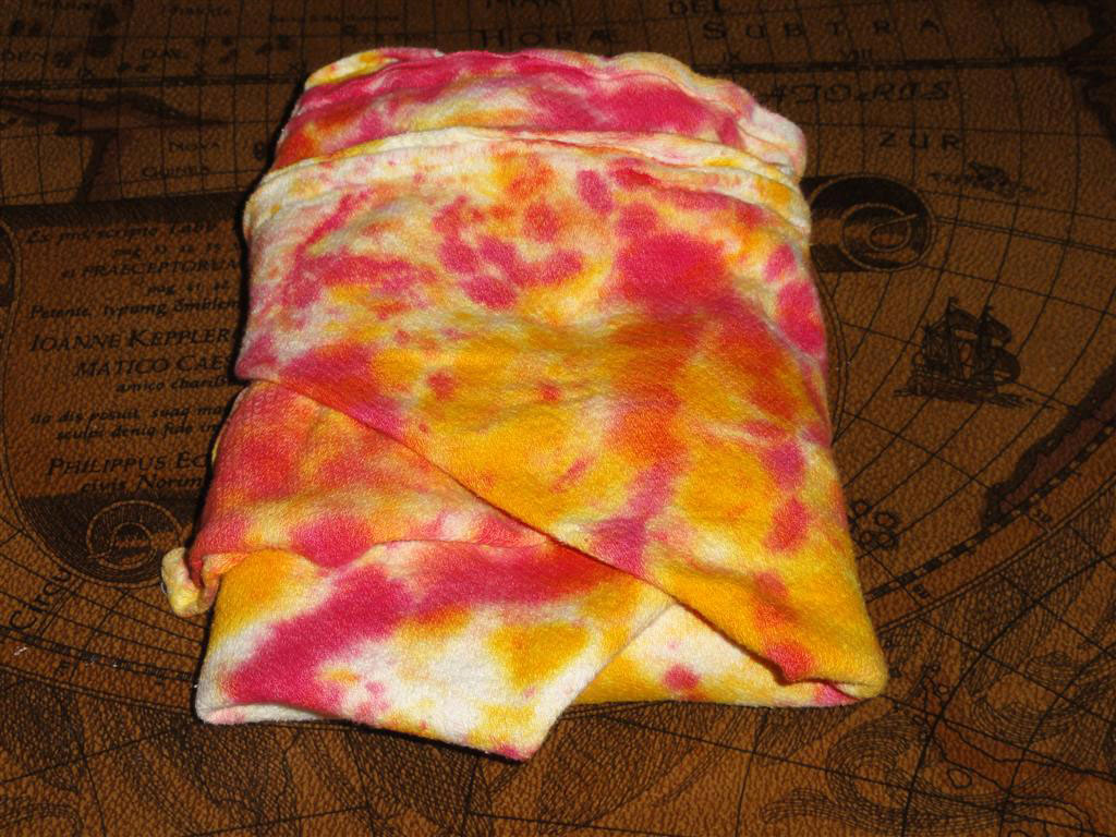 Give Peas a Chance Cloth Diapers Part 4 Flats. Origami Fold with jelly