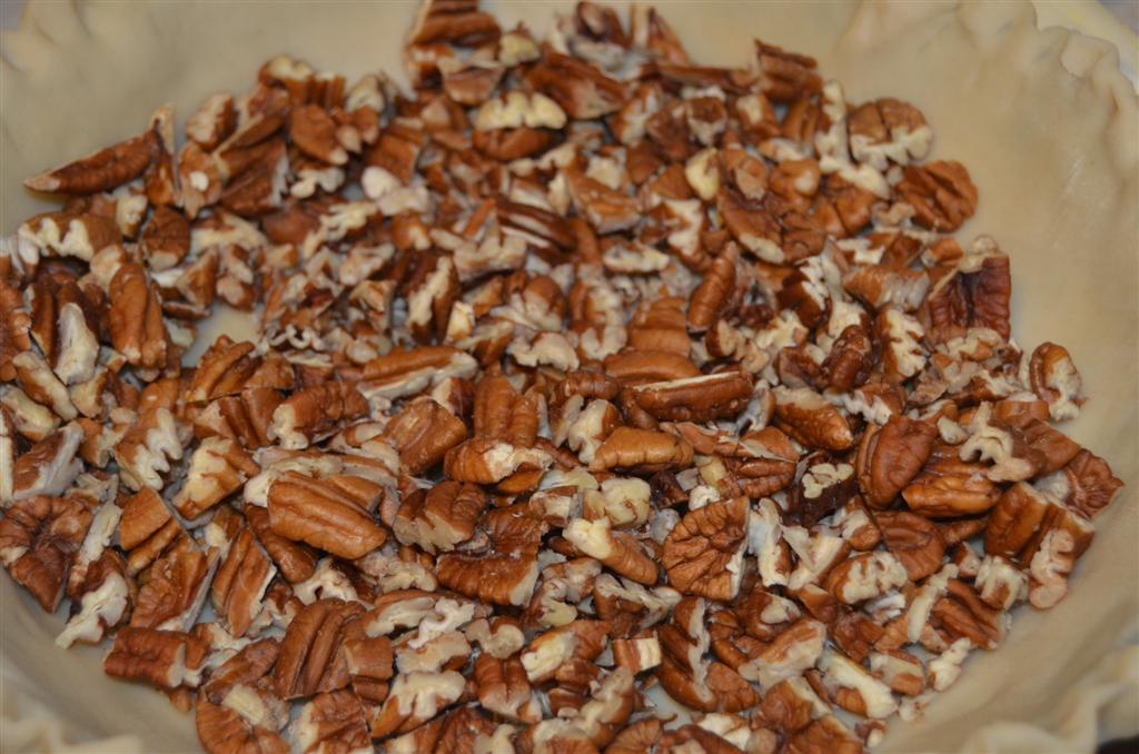 Give Peas a Chance Pecan Pie (With molasses and brandy)