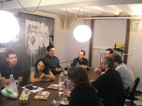 D'esquerra a dreta, Guillem Carbonell, Sílvia Cobo, David Rodríguez, Dani Cortijo, Gerard Balagué, Xavi Caballé, Galderich i Beli Artigas