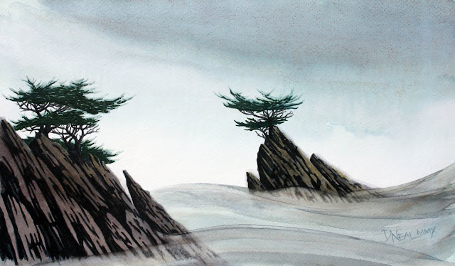 Coastal Cypress #2  ($125 original; $50 prints)