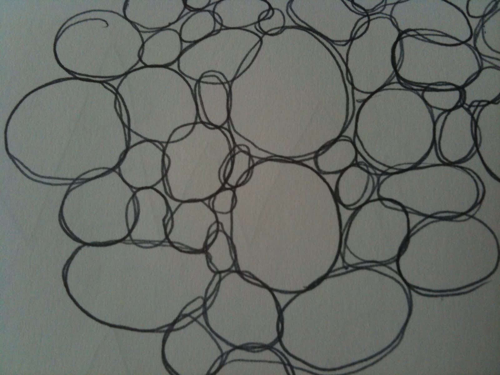 A Few Scraps: Free Motion Quilting Designs: Pebbles and variations