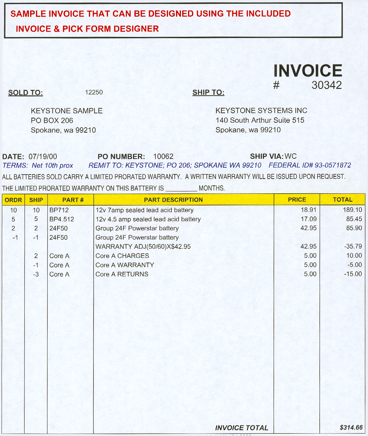 Form - Invoice ~ Abadi Jaya Grafika