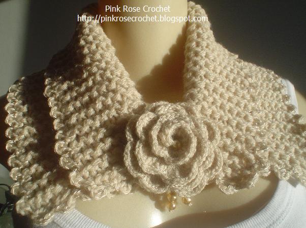 [Golinha+Crochet.+Hand+Knit+Scarflette+-+PinkRose...JPG]