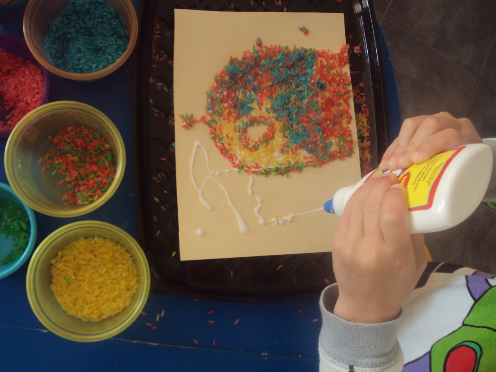 Time for Play: Rice Mosaics