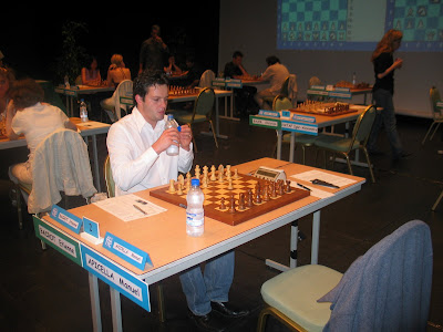 Etienne Bacrot au championnat de France d'échecs 2008 à Pau © Chess & Strategy