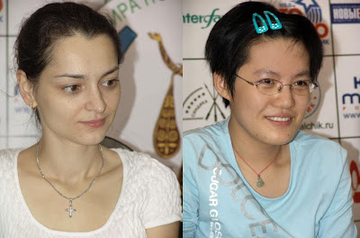 la russe Alexandra Kosteniuk face à la chinoise Hou Yifan est l'affiche du championnat du monde d'échecs féminin 2008