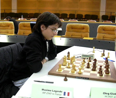 le jeune Maxime Lagarde dans le tournoi B