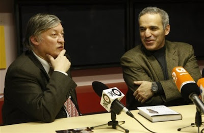 Anatoly Karpov et Garry Kasparov