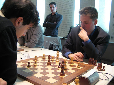 Sylvain Carré annule face au MI Nicolas Brunner © Chess & Strategy