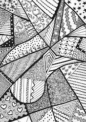 doodles patterns doodle drawings zentangle sketchbook portfolio easy drawing pattern simple scanned designs motif hani development zentangles zen sketches abstract