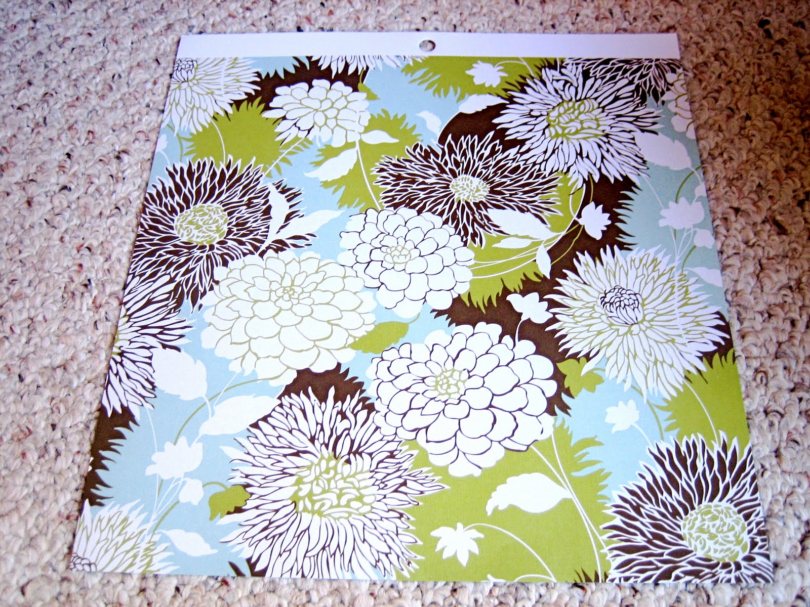 Pretty Scrapbook Paper Covered Magazine File ~ Tutorial - The Cottage Mama