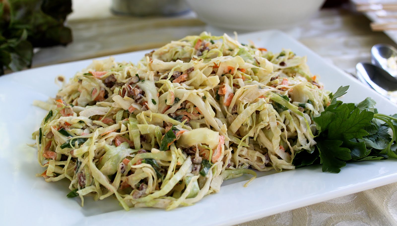 Maple Pecan Coleslaw The Cottage Mama