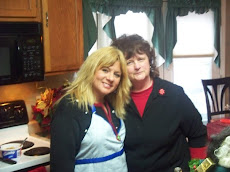 My Mom and I in the kitchen!