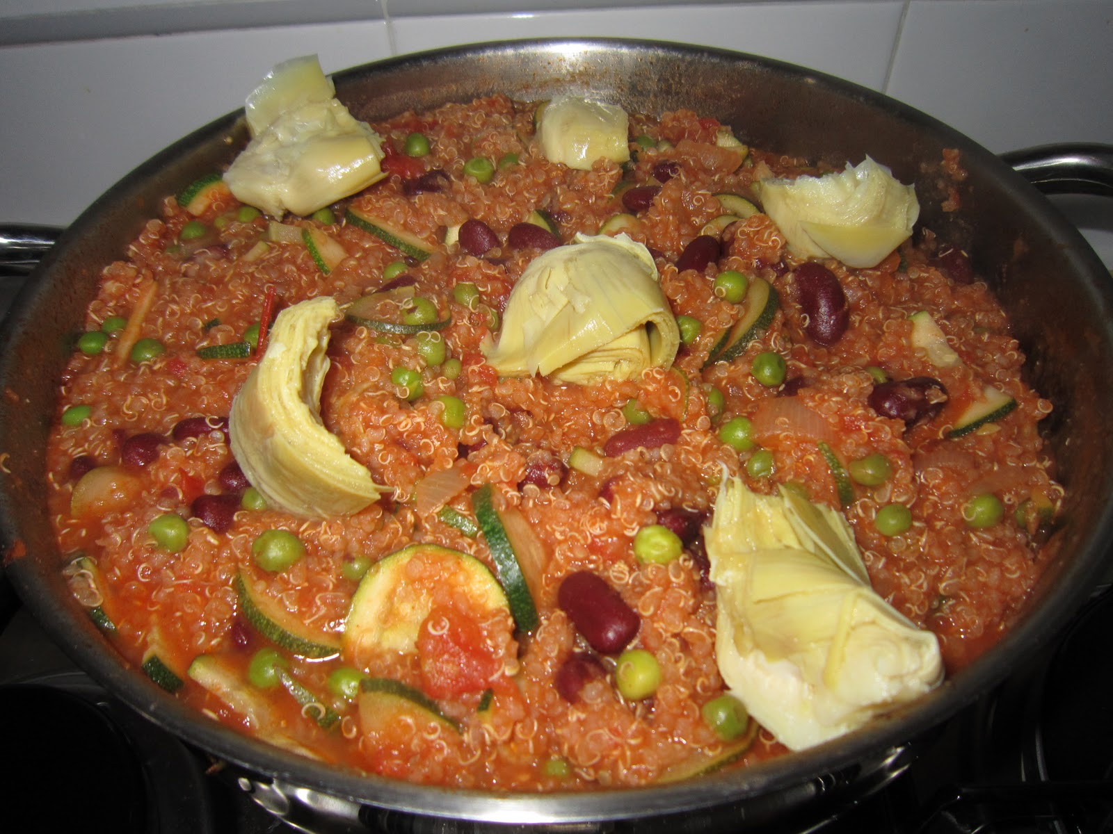 Bitoque sem Bife - Receitas Vegetarianas: Paella de Quinoa