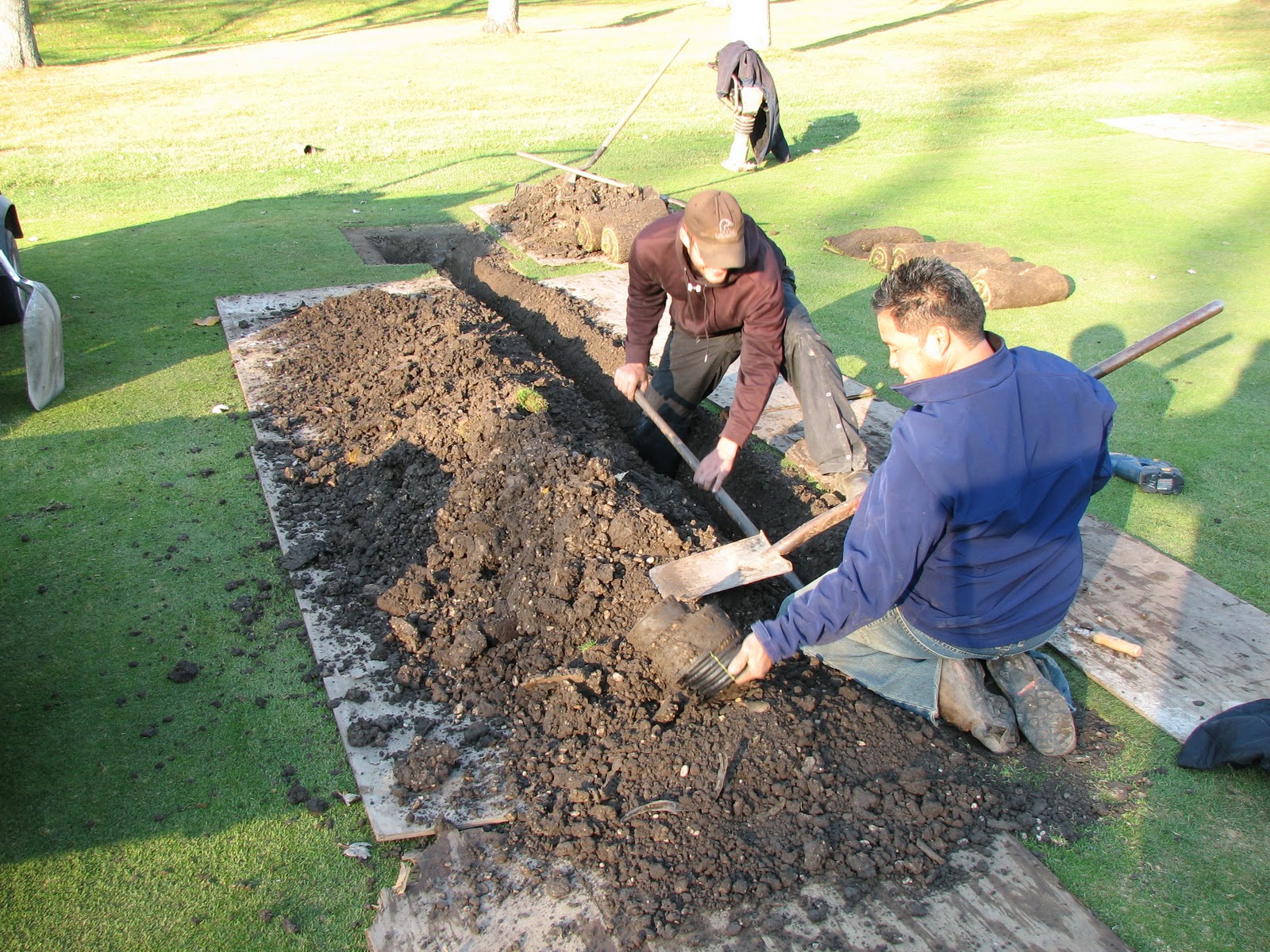 Skokie Country Club Golf Course Management Drainage, Drainage