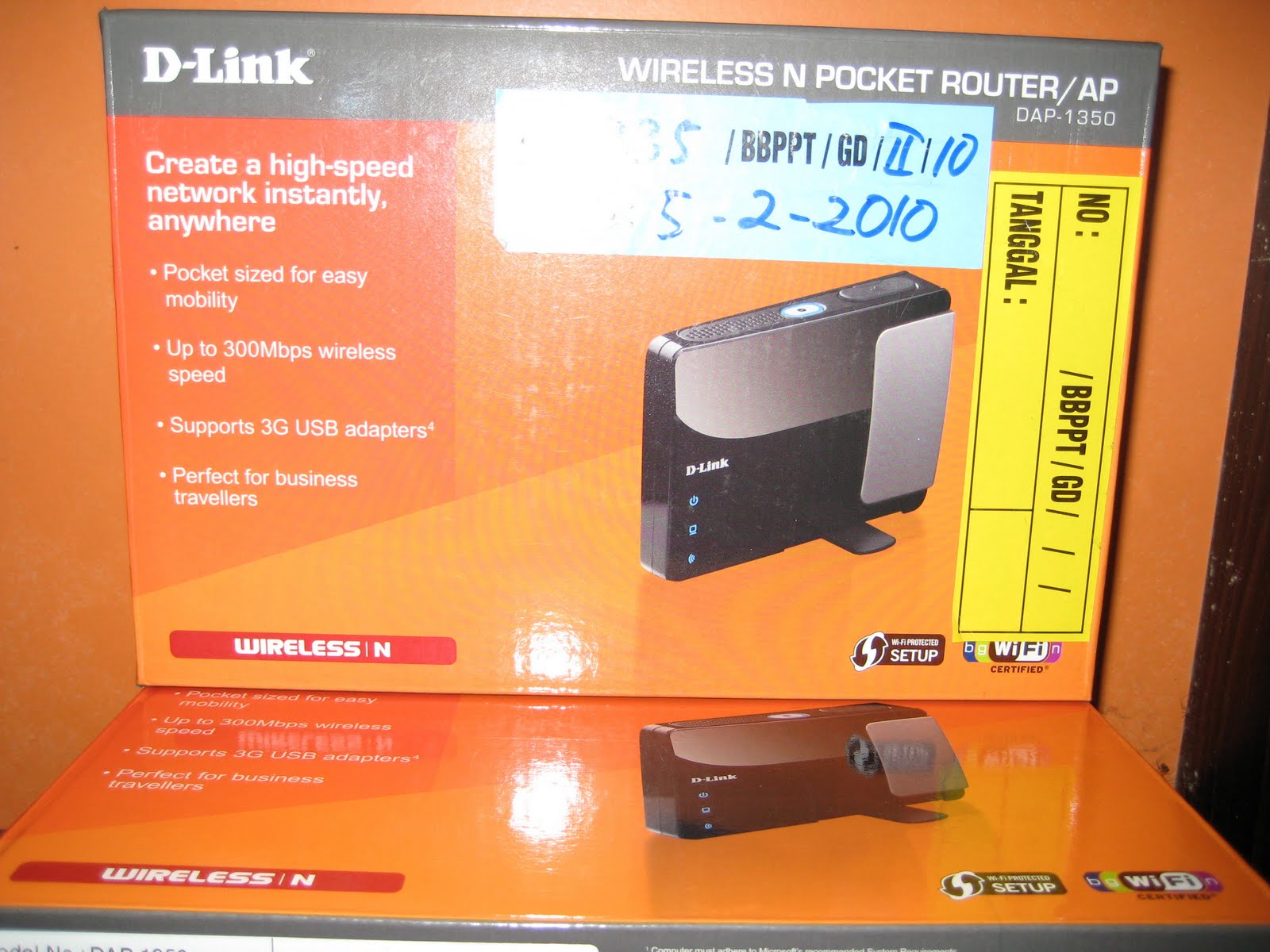 Dap Router Indonesia type approval: Wireless N Pocket Router/AP DAP-1350