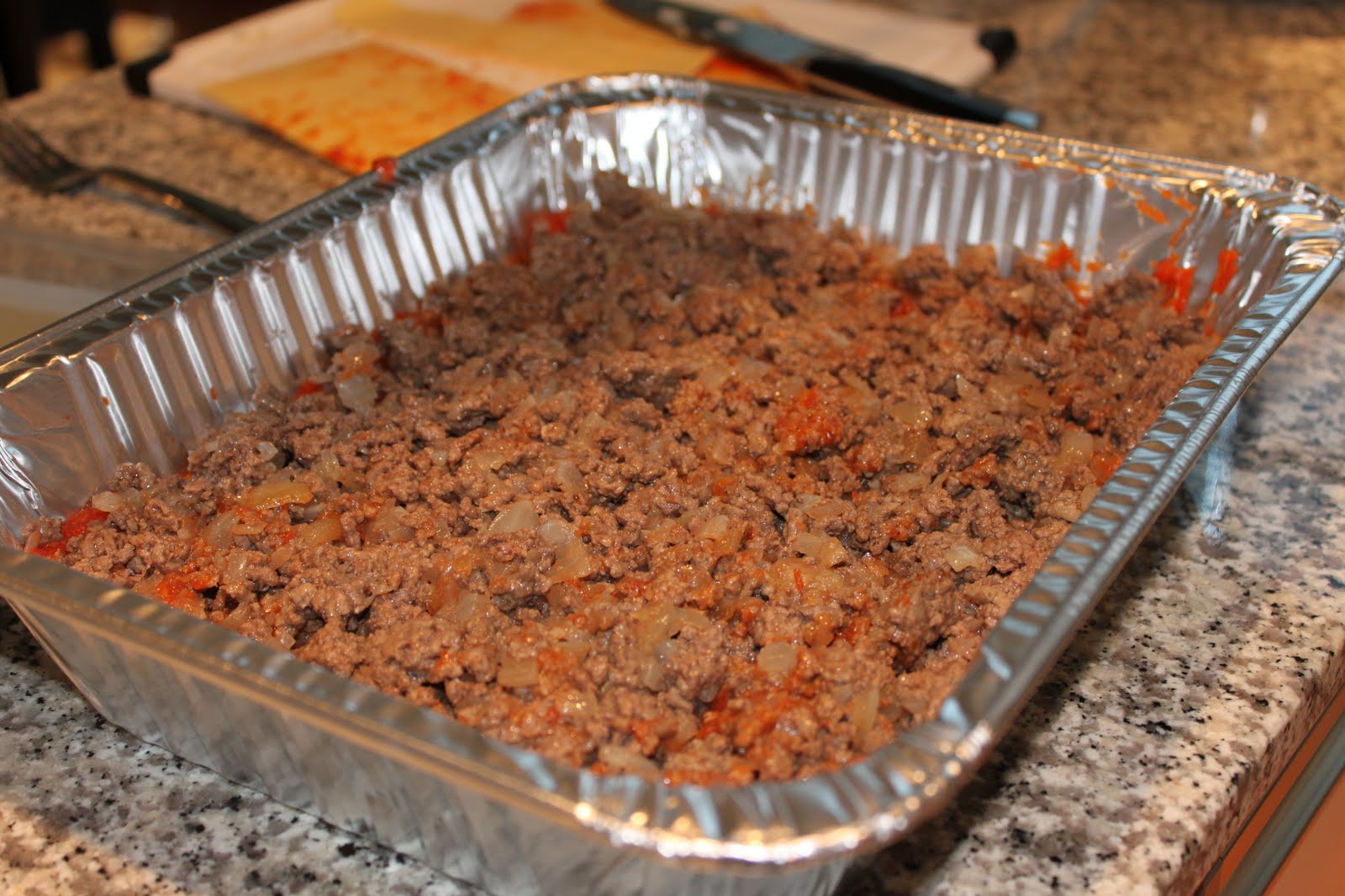 My Affair With Truffles: Spinach, Ricotta & Ground Beef Lasagna - A