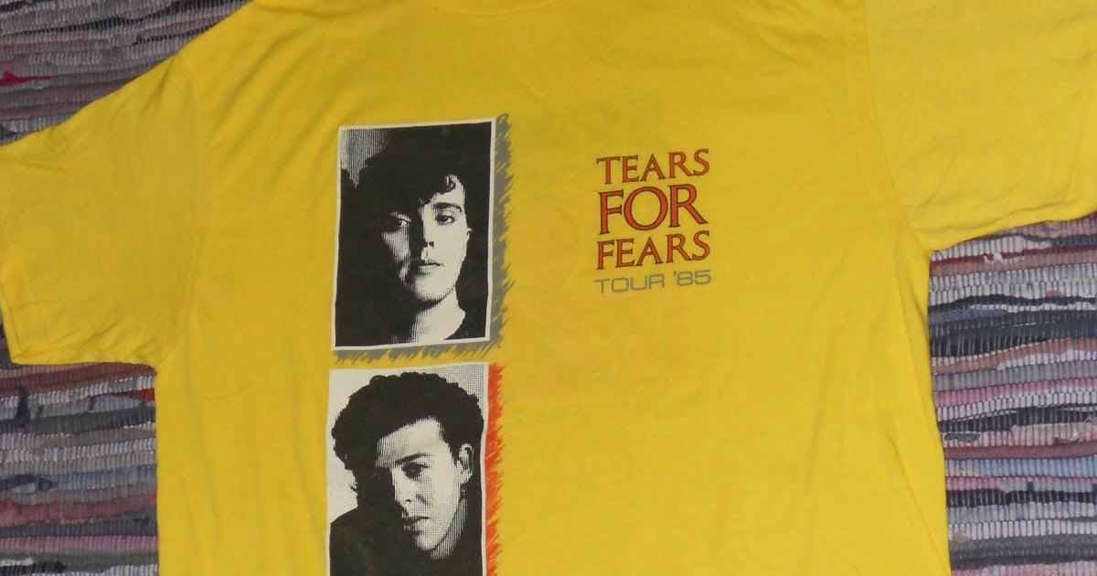 Rebirth: Vintage Tears For Fears tour 1985 tee