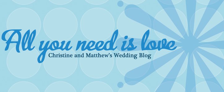 Christine and Matthew's Weddin' Blog
