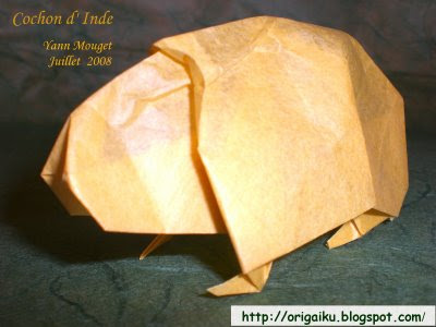 Origami cochon d'Inde