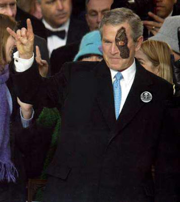 George Bush reptilien