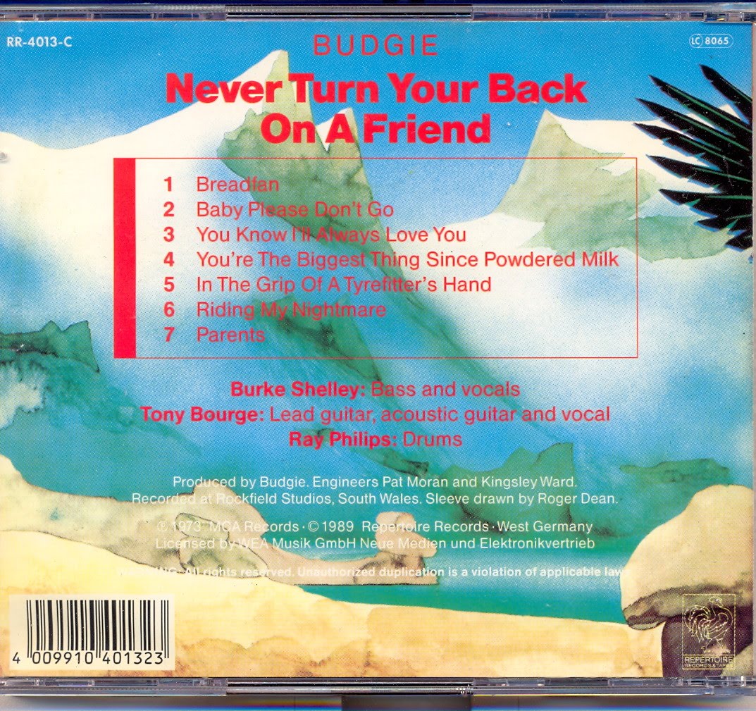 Budgie Never Turn Your Back On A Friend FLAC