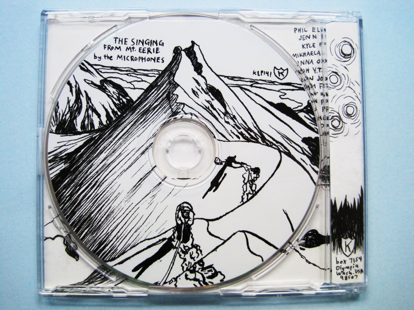 THE WRAITH The Microphones "The Singing From Mount Eerie" CD/10" (K