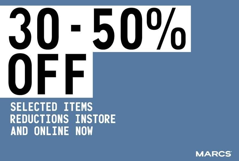 MySale: Marcs 30-50% off selected items
