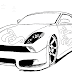 Carro para colorir. Desenho para imprimir e colorir para meninos