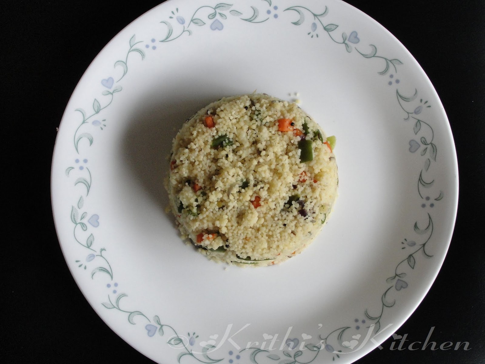 Krithi's Kitchen Couscous Upma Upma Recipes