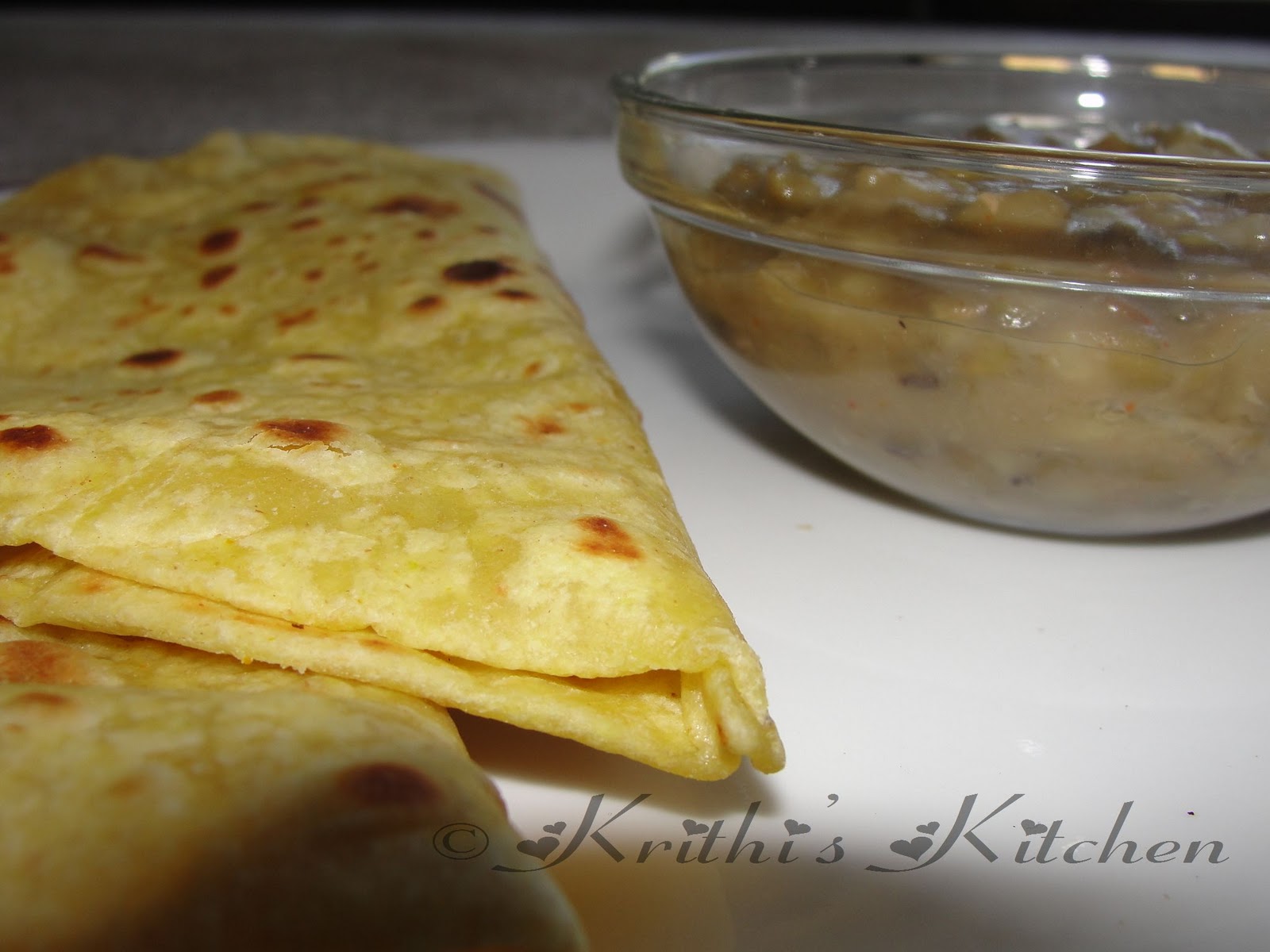 Krithi's Kitchen Bottle gourd Chapathi / Suraikkaai Chapathi Roti Paratha Recipes
