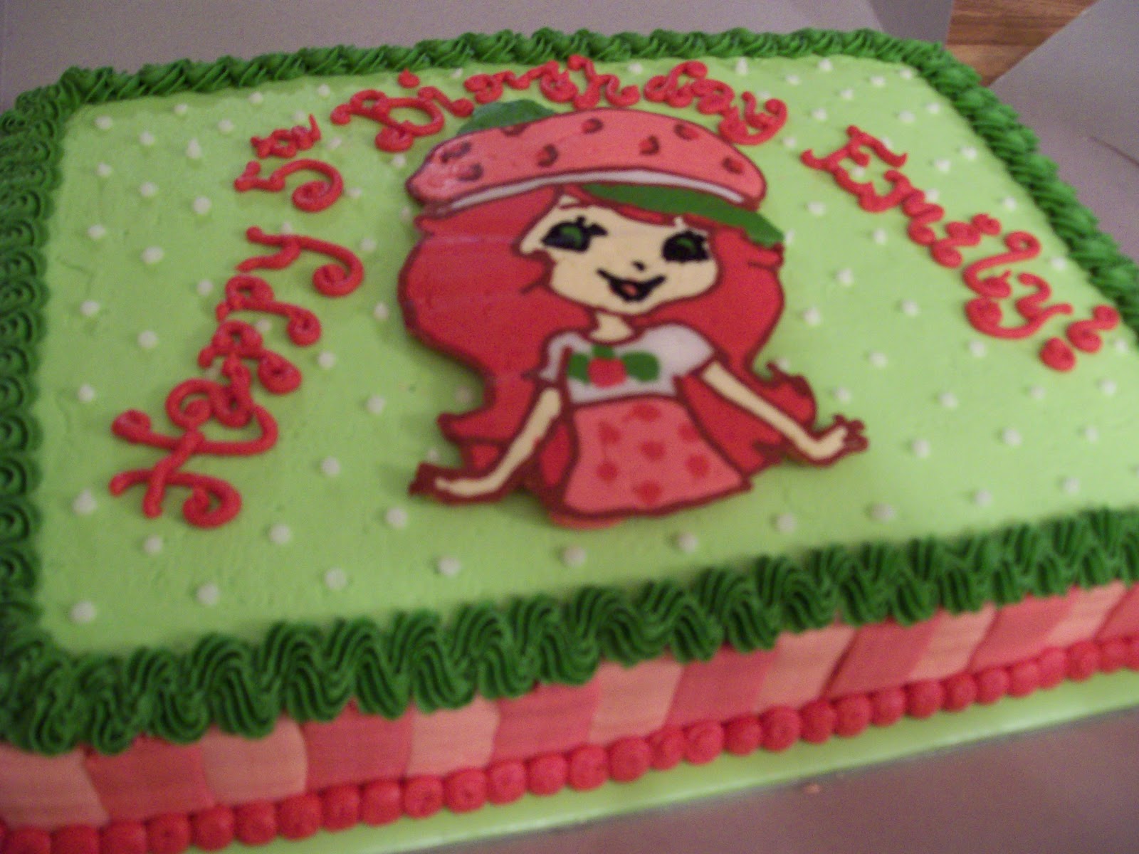 Strawberry Shortcake Girls Birthday Cakes