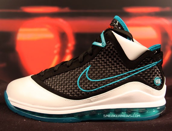 blue and white lebron james shoes