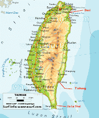 Map of Taiwan