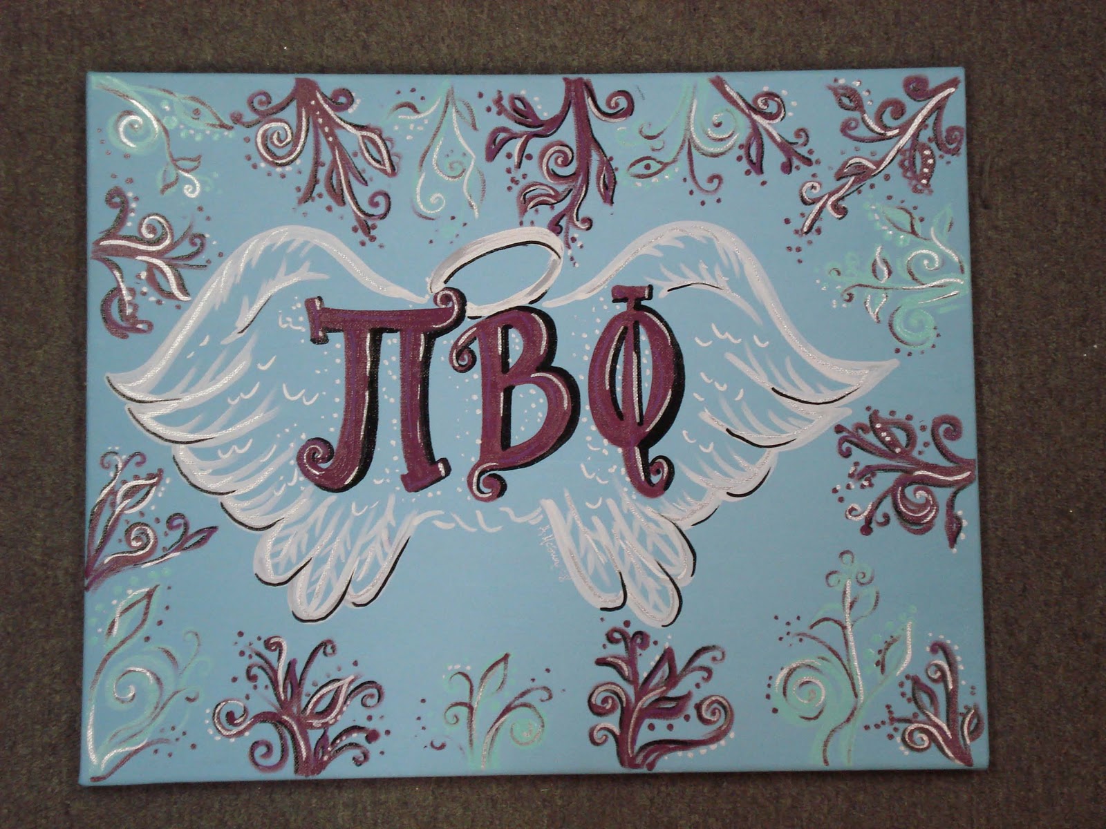 eye for design creative january 2011 sorority canvas designs