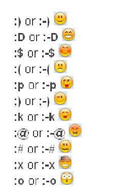 Encore des emoticônes | Blogger au bout du doigt