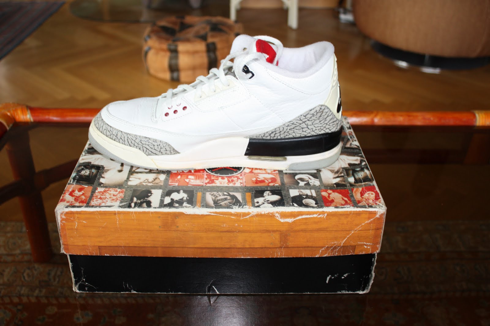 GORGEOUS KICKS: Air Jordan 3 (III) 1994 Retro White / Cement Grey
