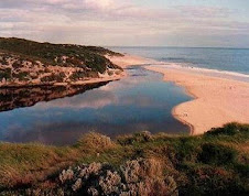 Where the Moore River meets the sea near Guilderton