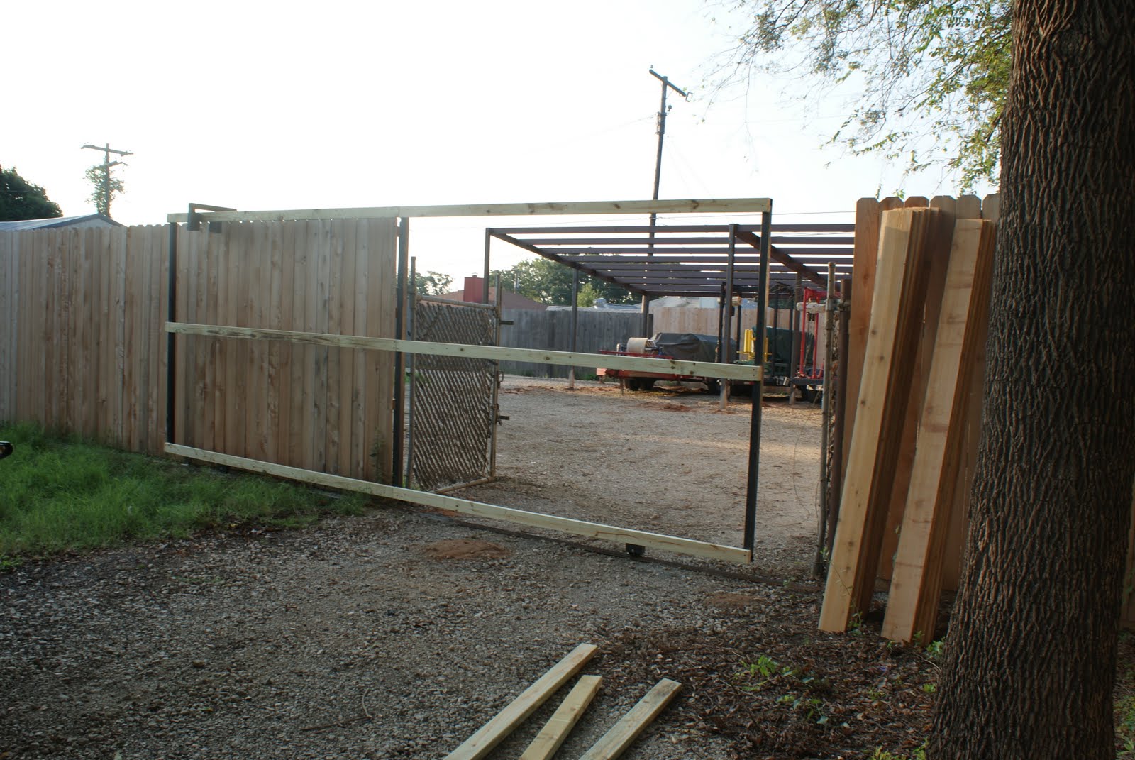 Accede Construction Preengineered Rolling Gate Installation