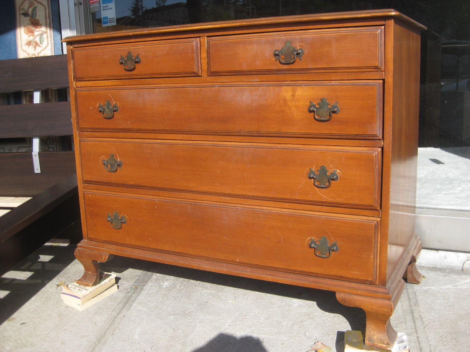 UHURU FURNITURE & COLLECTIBLES SOLD Chunky Maple Dresser 60