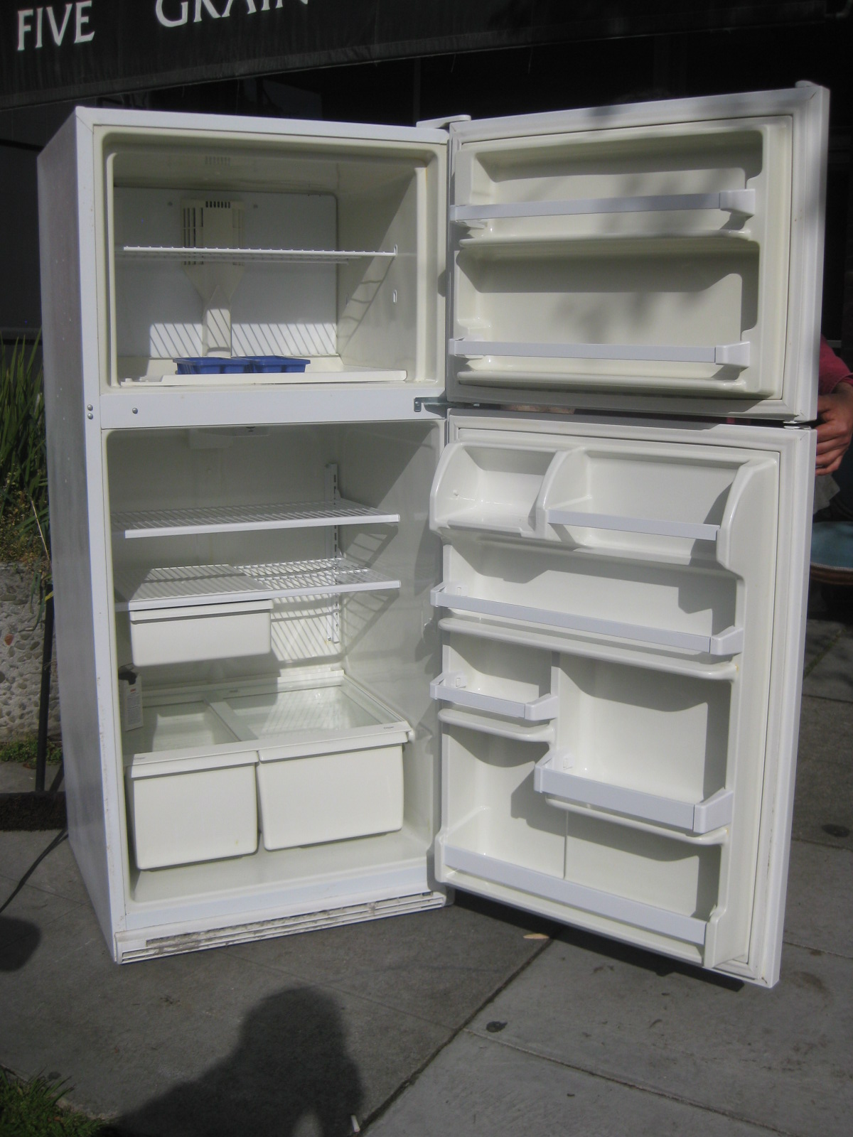 UHURU FURNITURE & COLLECTIBLES: SOLD - 1999 Roper Refrigerator - $100