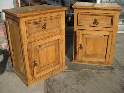 Uhuru Furniture Collectibles Sold Pair Of Mexican Pine Night Stands 65 Ea