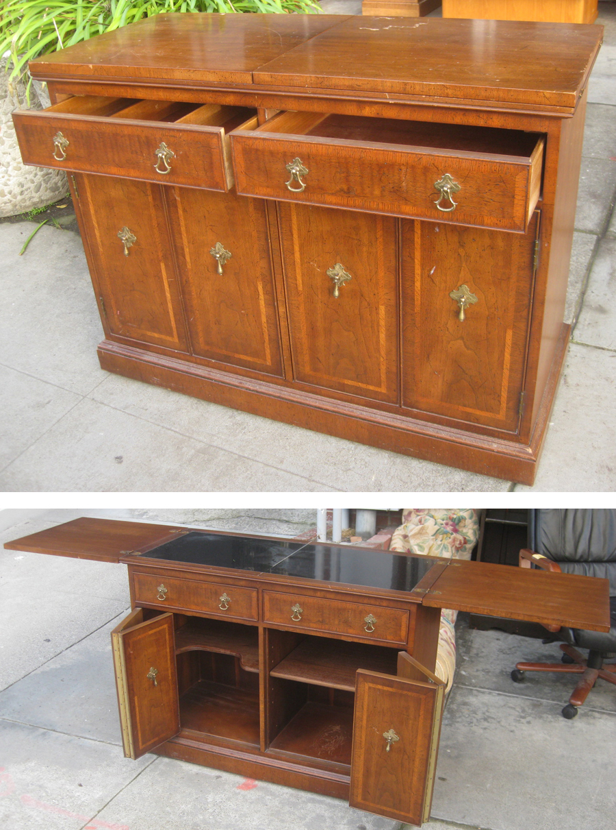 UHURU FURNITURE & COLLECTIBLES SOLD Henredon Rolling Service Buffet