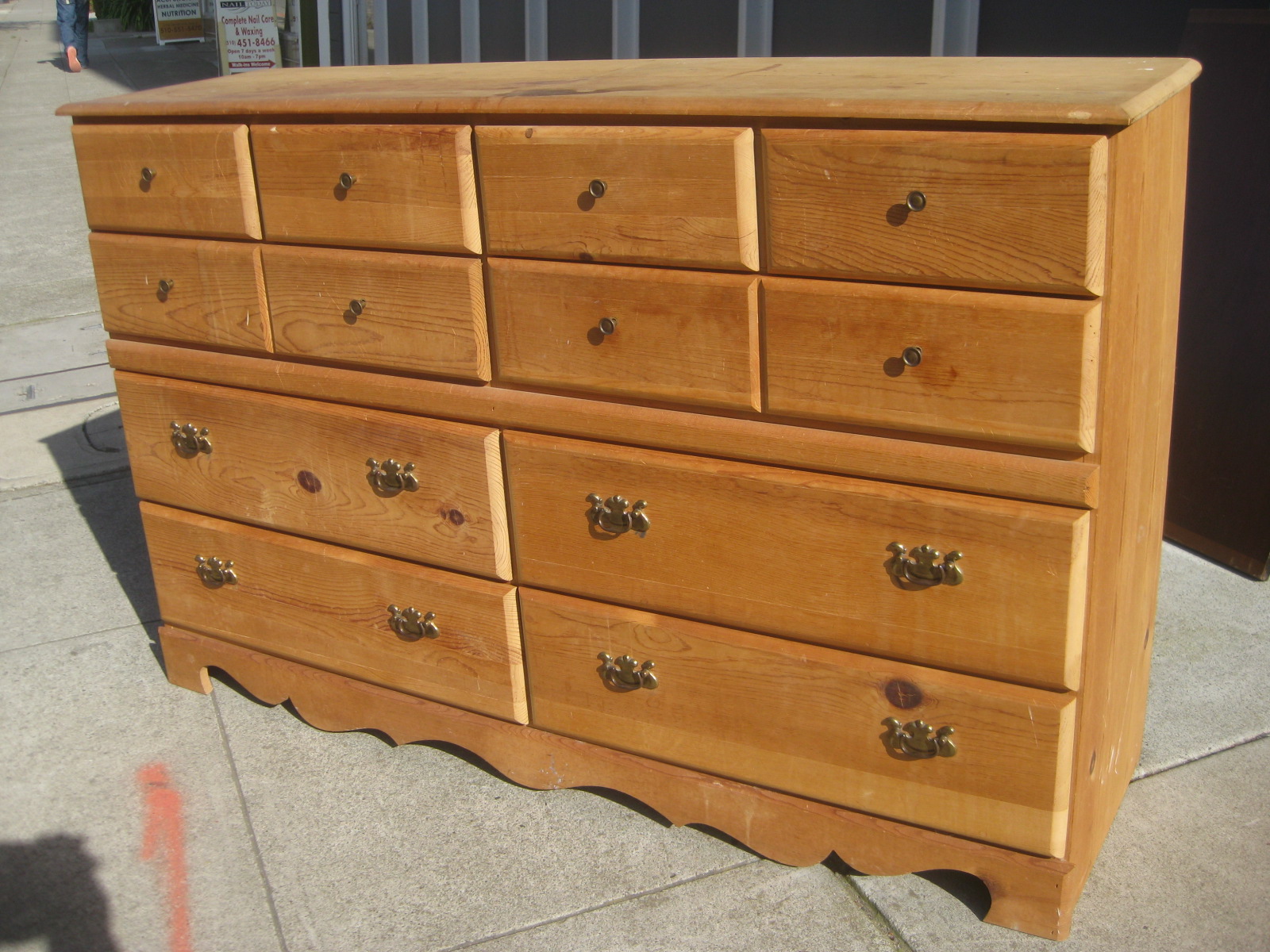 UHURU FURNITURE & COLLECTIBLES SOLD Pine Dresser 65